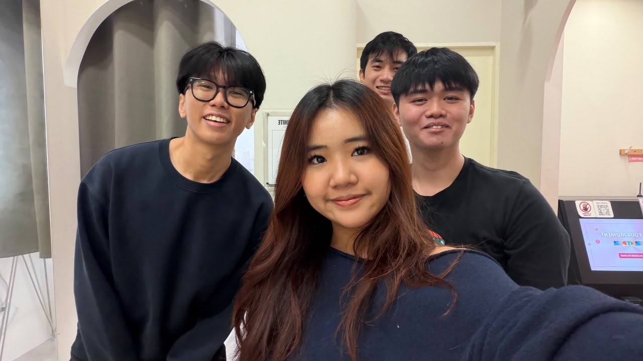 Timus, Ervin, Ben and Cailin — the four-person team behind Wagglo